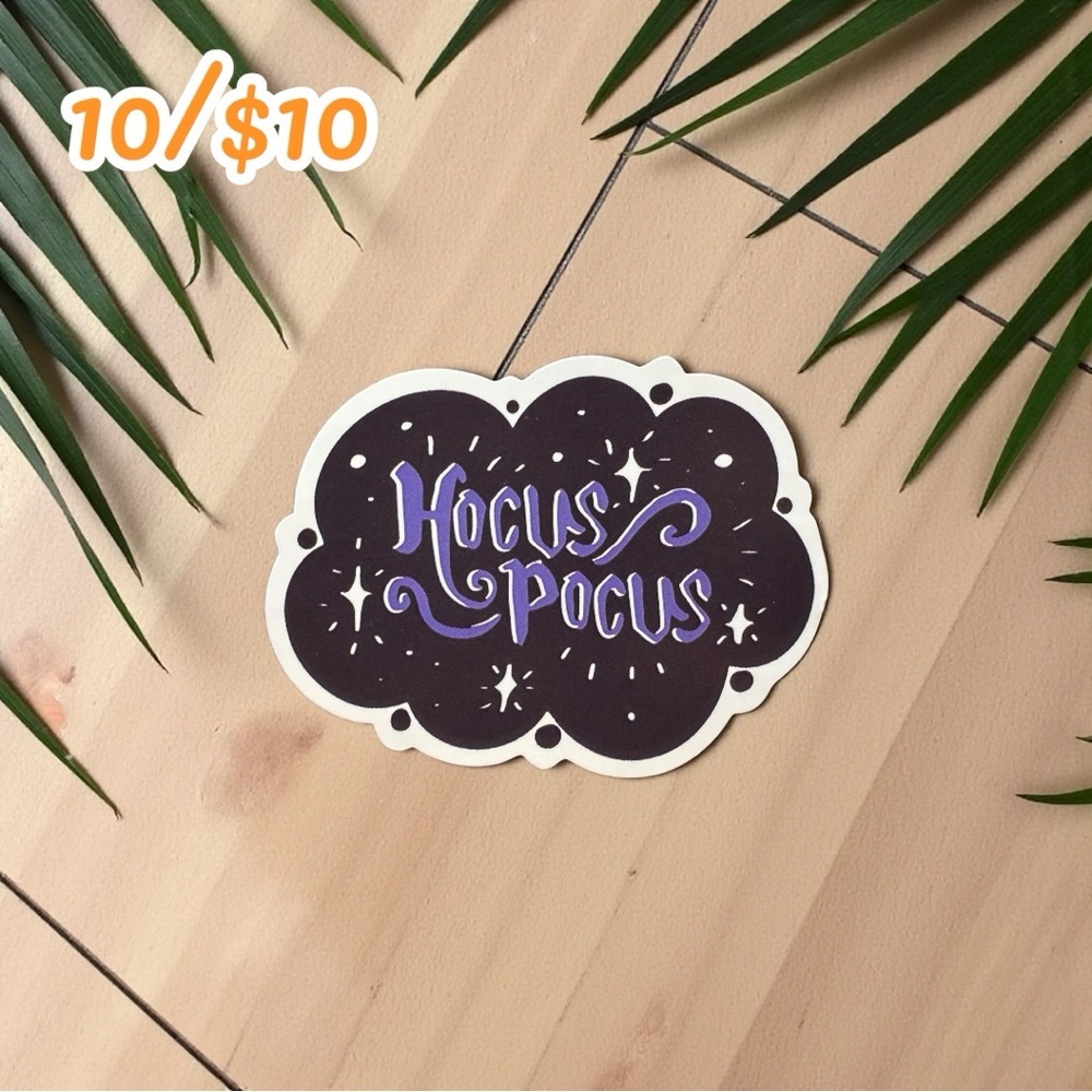 Hocus Pocus Sticker – Spooky Witchy Vinyl Decal | Small Cozy Planner Sticker